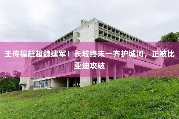 王传福赶超魏建军！长城终末一齐护城河，正被比亚迪攻破